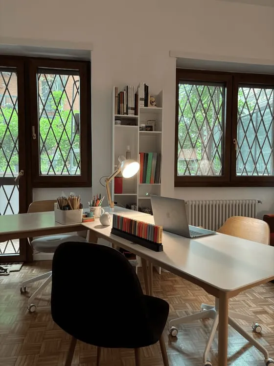 Lo studio — spazio accogliente
